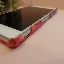 リバティ スマホケース iphone7 ボタニカル バラ アンティーク 4枚目の画像