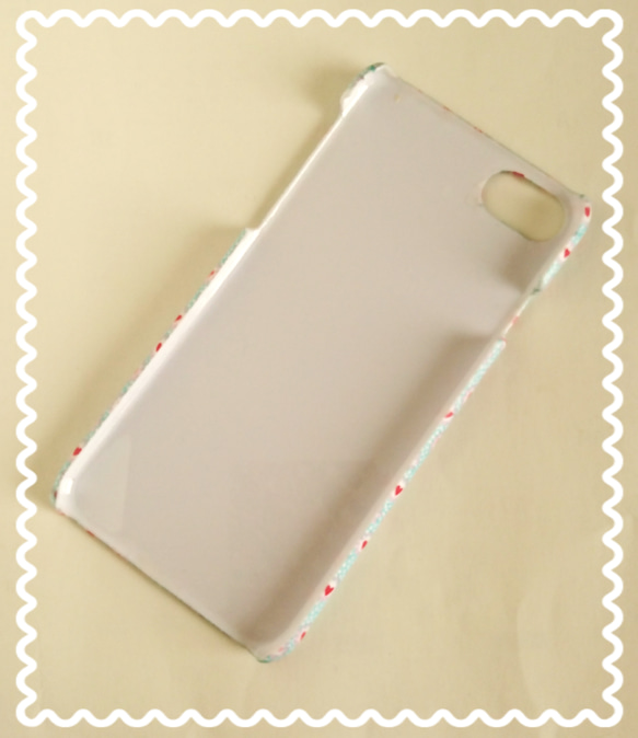 デコパージュ スマホケース iphone7 デイジー ボタニカル フレンチ 2枚目の画像