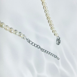 [稀有嬰兒珍珠] 4mm 珍珠項鍊 ~Akoya 珍珠 ~ 第3張的照片