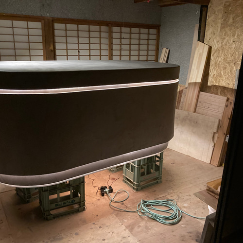 モールテックス　什器 浅草の職人が手がけるモールテックス什器 コンクリカグTokyo