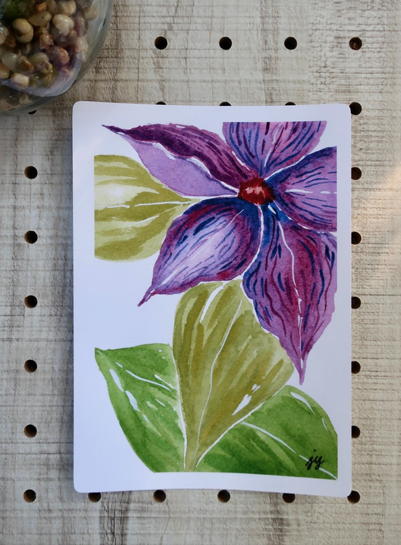 ポストカード3枚セット】「偶像崇拝」アキーラ 鉱物画 水晶 絵画