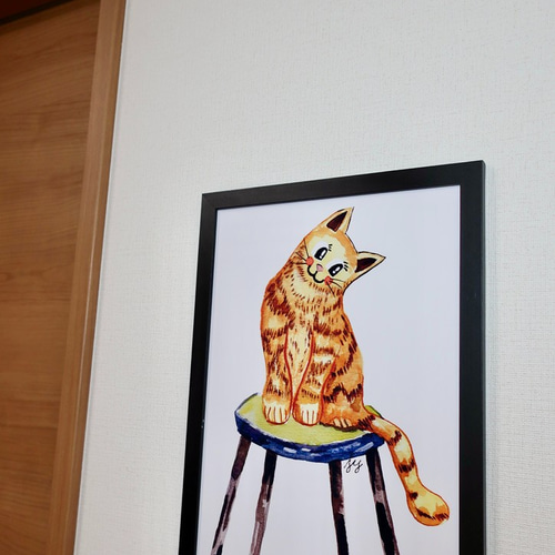 OTTA 手書きイラスト　ポスター　絵　アート OTTA 手書きイラスト ポスター 絵 アート I amトースター