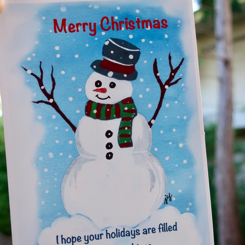 『Let's make a Snowman!.*』シーグラスアート　クリスマス sddefault.jpg