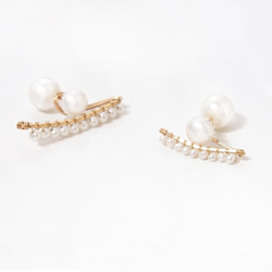 BEACH 珍珠耳環(單耳出售)(S) 第3張的照片