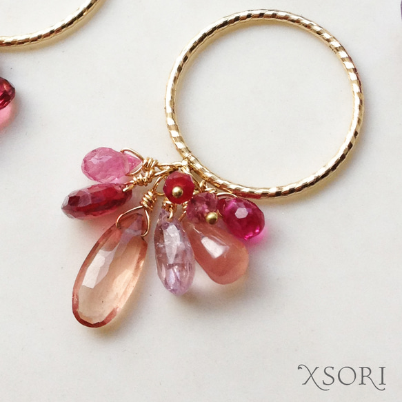 bijoux　ring　PINK　K10YG×K18YG 1枚目の画像