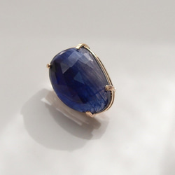 1点もの■Blue Sapphire  P　片耳ピアス 3枚目の画像