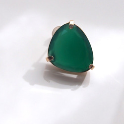 1点もの■Green agate 　片耳ピアス 7枚目の画像