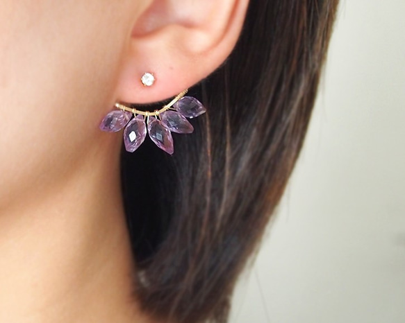 Amethyst bijou P ペア売価格 6枚目の画像