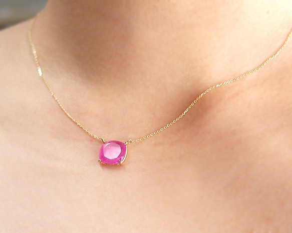 K10.Ruby Necklace 2枚目の画像