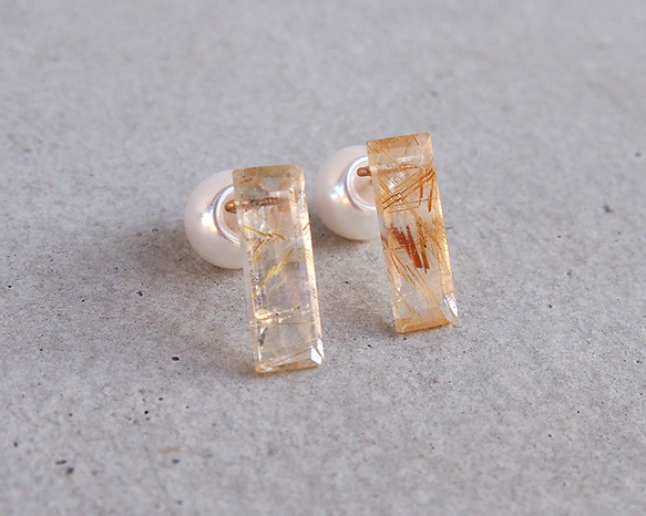 Rutile quartz Candy P ペア 1枚目の画像