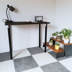 フラワースタンド セット品 無垢材 ラック 植木 花台 プランタースタンド ガーデンラック シェルフ アイアン 6枚目の画像