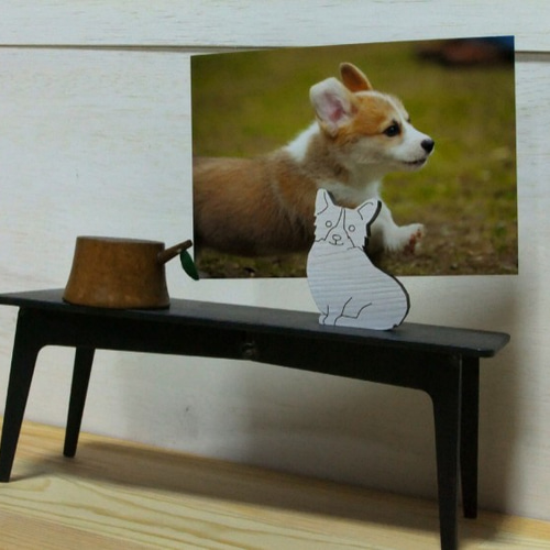 こーぎー様専用ページ80cm （犬オーダー作品例】コーギー05 三角