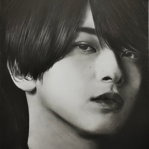 思い出になる鉛筆画オーダー 絵画 Roy portrait 通販 12348855