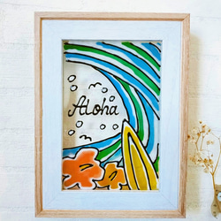 プルメリア 》ステンドグラス風 その他アート Ohanasake 通販 12871064