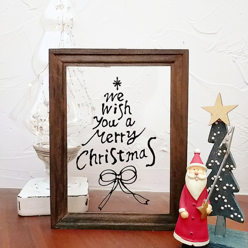 ステンドグラス風クリスマス置物 ステンドグラス】クリスマスツリー 緑 AM | ステンドグラス工房