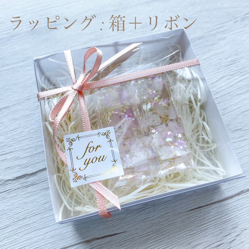 ミモザの箸置き 2個セット ＊ギフト＊母の日＊敬老の日＊フラワー
