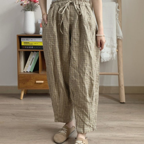 chez vidalencアンティークリネンキュロットパンツ chez vidalenc