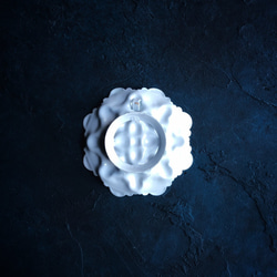 ペルシャのエナメル皿　ジュエリートレイ　飾り皿　Φ10ｃｍ【ミーナーカーリー012】 2枚目の画像