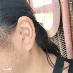 真っ白なカビスティックピアス耳鍼S136 6枚目の画像