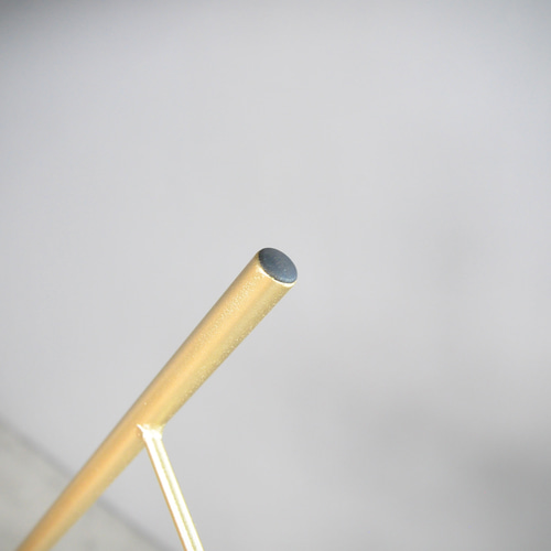 トライアングルハンガーラック（ゴールドL）