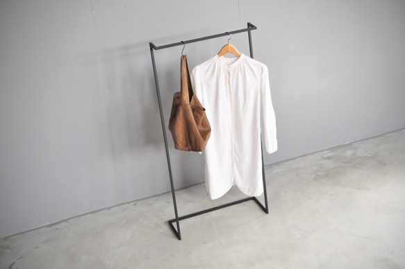 アイアンハンガーラック(ブラック) 