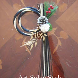 豪華絢爛 胡蝶蘭のしめ飾り お正月飾り しめ縄・しめ飾り Art Salon