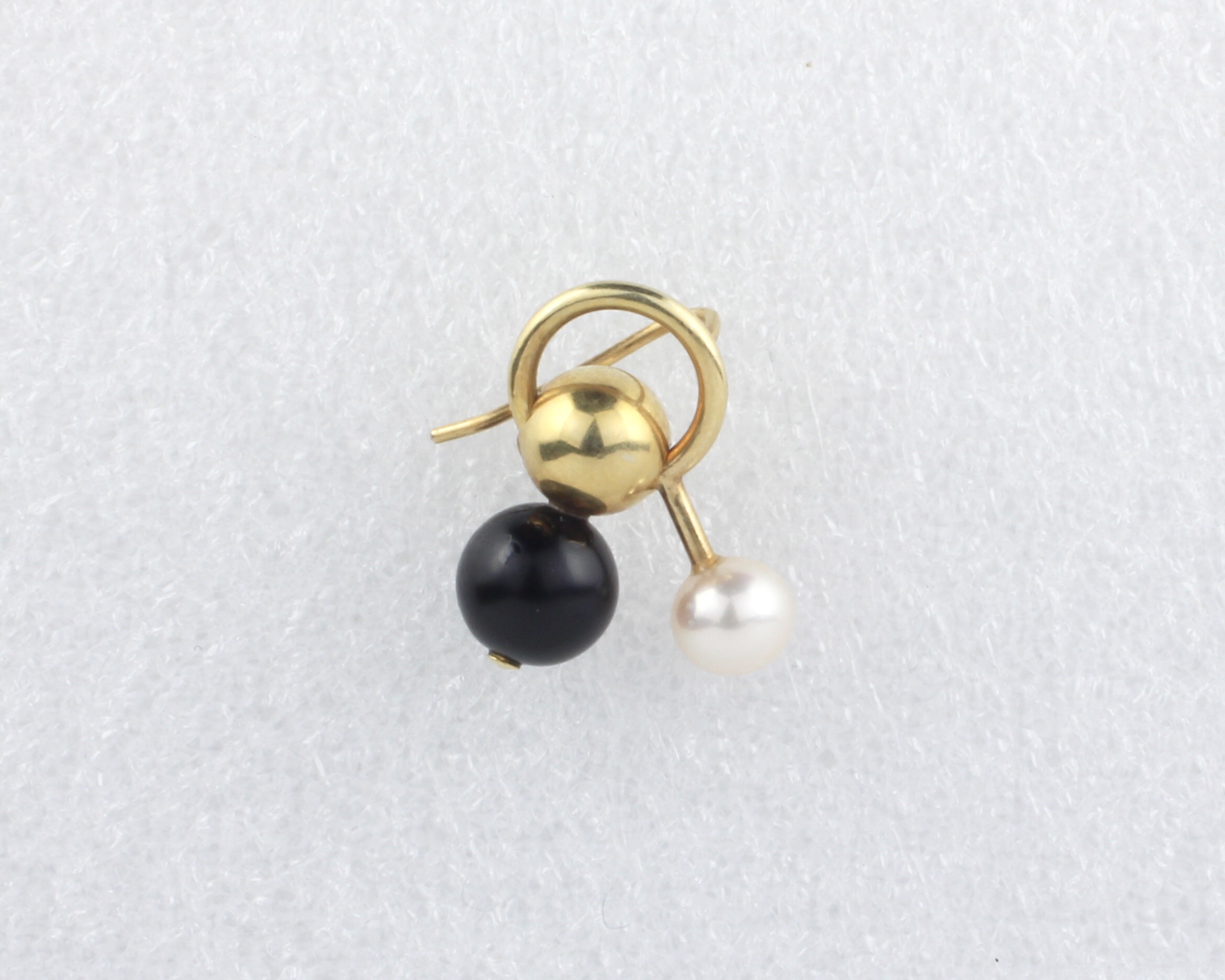 photon 1 earring gold/black