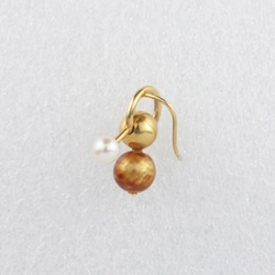 photon 1 earring gold/gold 5枚目の画像