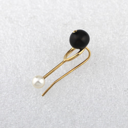 photon 4 earring gold/black 5枚目の画像