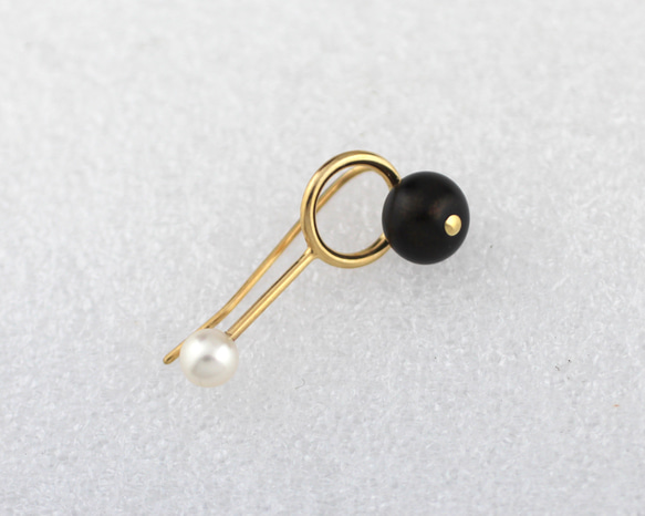 photon 4 earring gold/black 6枚目の画像