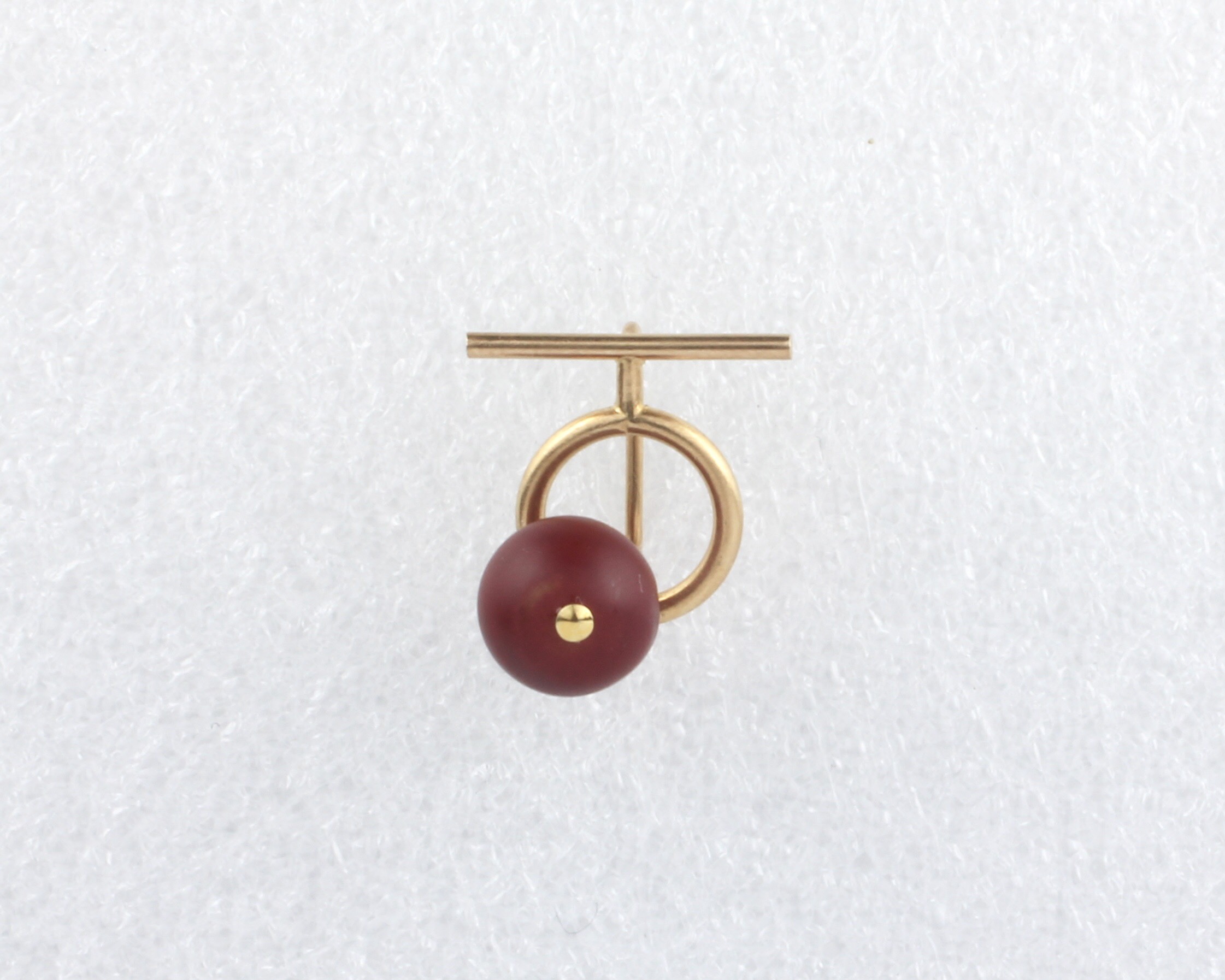 photon 5 earring gold/red