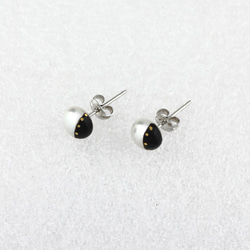 end color earrings black 4枚目の画像