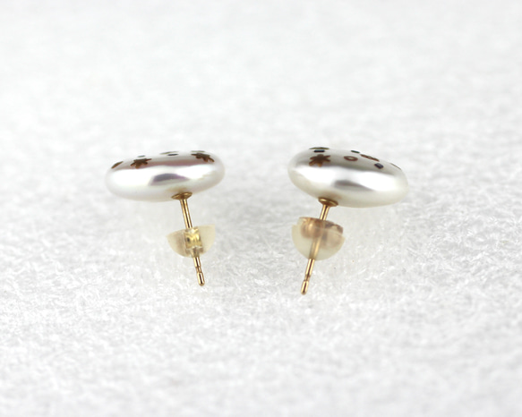 make pearl pattern a earrings 4枚目の画像