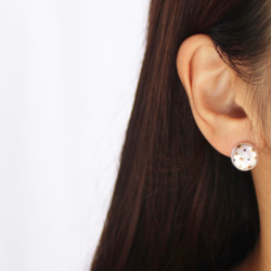 make pearl pattern a earrings 5枚目の画像