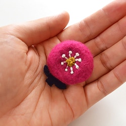 [SOLD OUT] flower brooch 7-14 3枚目の画像