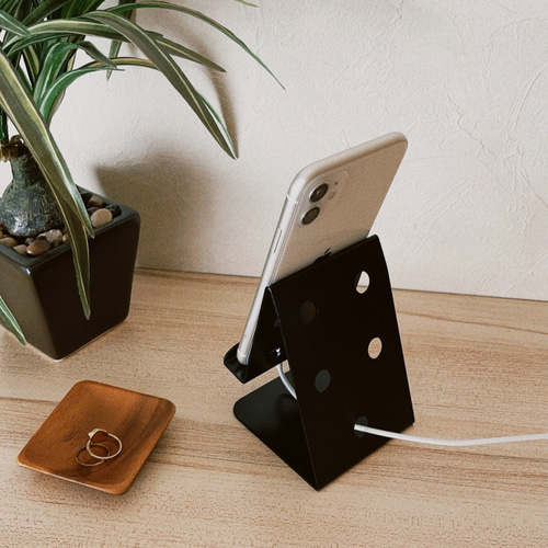 スマホスタンド スマホスタンド・スマホスピーカー 湊板金工房 通販