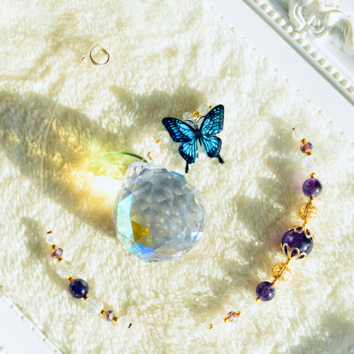 7a☆特別ご奉仕☆愛の守護石♡【ラベンダーアメジスト✳︎スモーキー】❤️