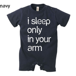 i sleep only in your arm ロンパース 4枚目の画像