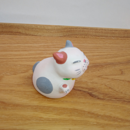 土人形 素焼きに彩色 陶人形 招き猫 古道具 アンティーク オブジェ 土人形 素焼きに彩色 陶人形 招き猫 古道具 アンティーク オブジェ