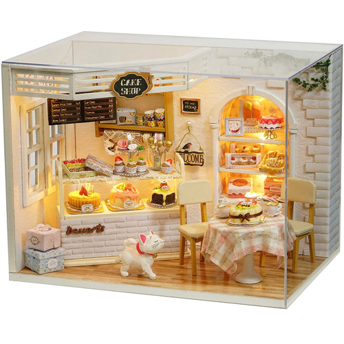 ミニチュア★ドールハウス★原田★ケーキ屋さん ケーキ日記」のケーキ屋さん^ ミニチュアハウス ドールハウス