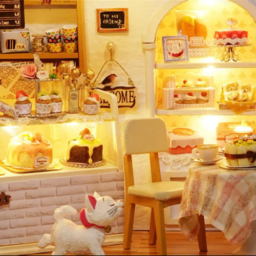 ケーキ日記」のケーキ屋さん^ ミニチュアハウス ドールハウス