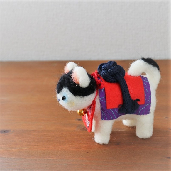 羊毛◆犬張り子　★全国発送一律４００円 4枚目の画像