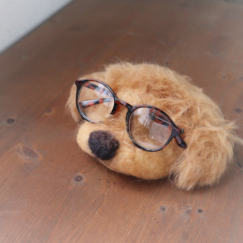 ねこのサングラス様専用 ネックベアード2 5'11 受注制作☆めがね置き犬【