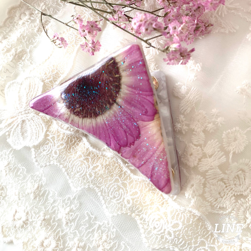 ♡展示品♡8押し花 印鑑ケース レジン ハンドメイド レジン 印鑑