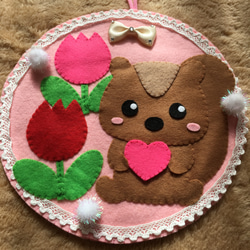 季節のフェルトリース✽専用 小さなお月見リース＊フェルト | iichi 日々の暮らしを心地よく