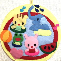 フェルト製節分リース(2月バージョン) リース あんこ 通販 3341682