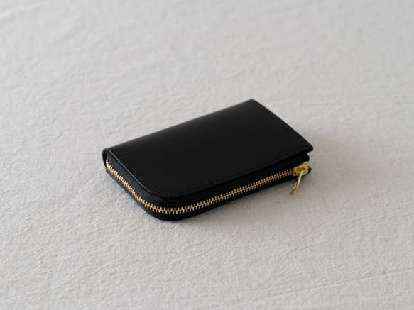 革の財布mini Black 2枚目の画像
