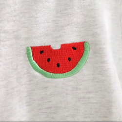 刺繍Tシャツ　スイカ 7枚目の画像