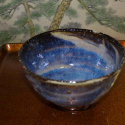 萩焼き　青萩抹茶茶碗⑴ 1枚目の画像