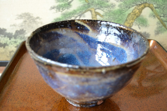 萩焼き　青萩抹茶茶碗⑴ 4枚目の画像